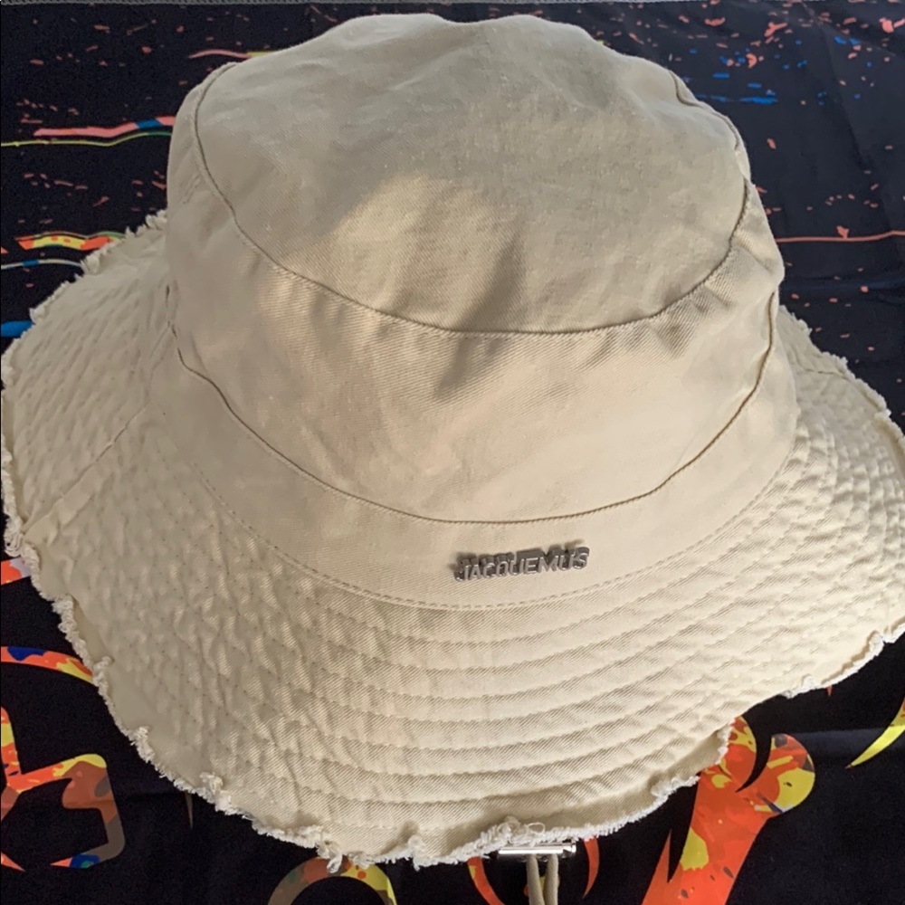 Jacquemus Cream Bucket Hat